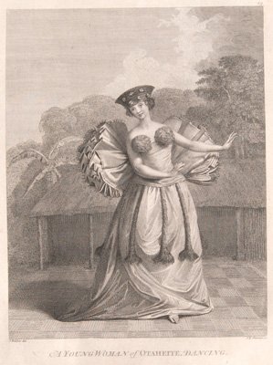 A Young Woman of Otaheite, Dancing